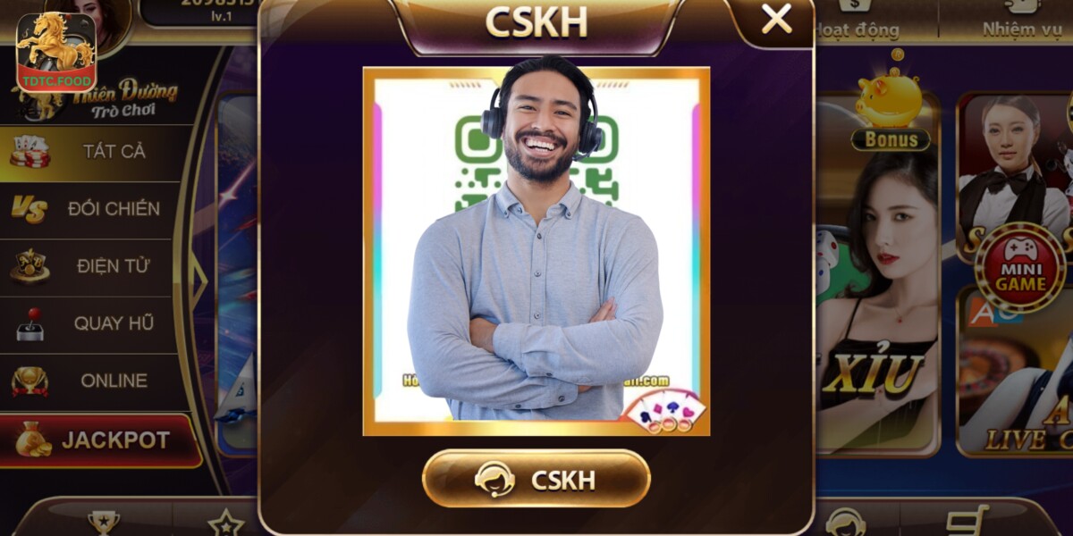 Người chơi liên hệ CSKH để giải quyết mọi vấn đề khó khăn